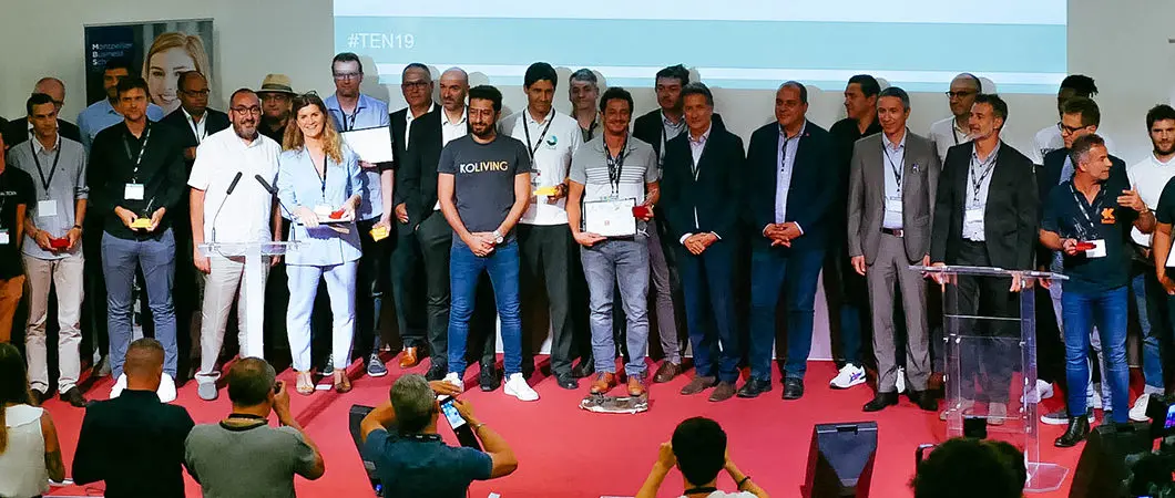 Montpellier Business School remet le prix « Transition numérique et performance » des 16e Trophées de l’Economie Numérique à l’agence Numix.