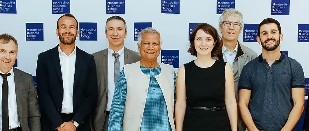Inauguration du “Yunus Centre for Social Business and Financial Inclusion” à Montpellier Business School