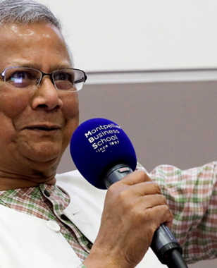 Value the social business: MBS receives Professor Muhammad Yunus & presents its Chair in Microfinance