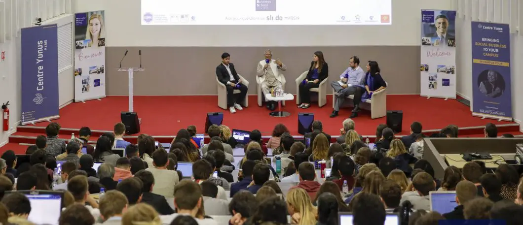 Venue du Professeur Muhammad Yunus & présentation de la Chaire en microfinance
