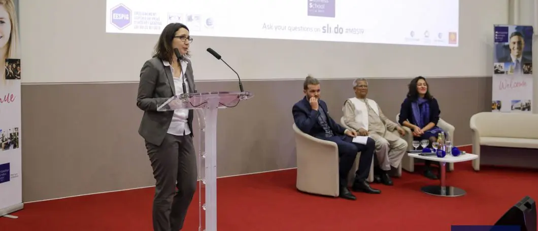 Venue du Professeur Muhammad Yunus & présentation de la Chaire en microfinance