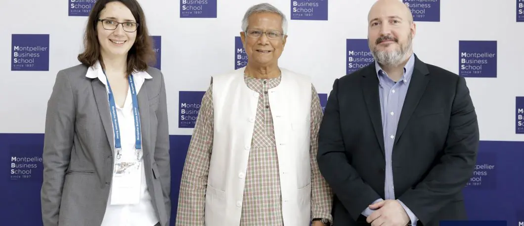 Venue du Professeur Muhammad Yunus & présentation de la Chaire en microfinance