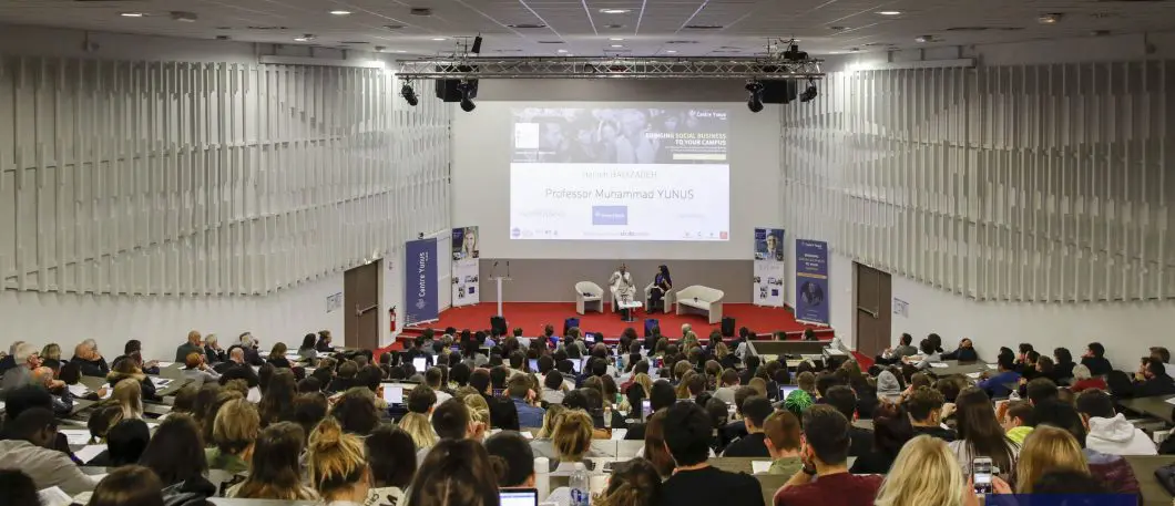 Venue du Professeur Muhammad Yunus & présentation de la Chaire en microfinance
