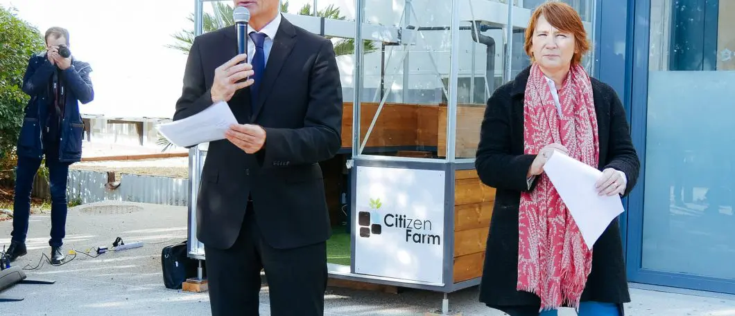 Inauguration ferme en aquaponie