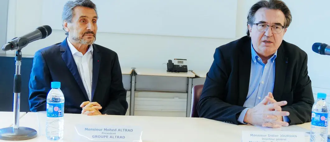 Signing of a major partnership and mohed altrad conference