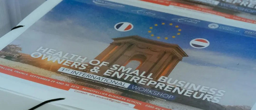 Séminaire Health of Small Business Owners/Entrepreneurs
