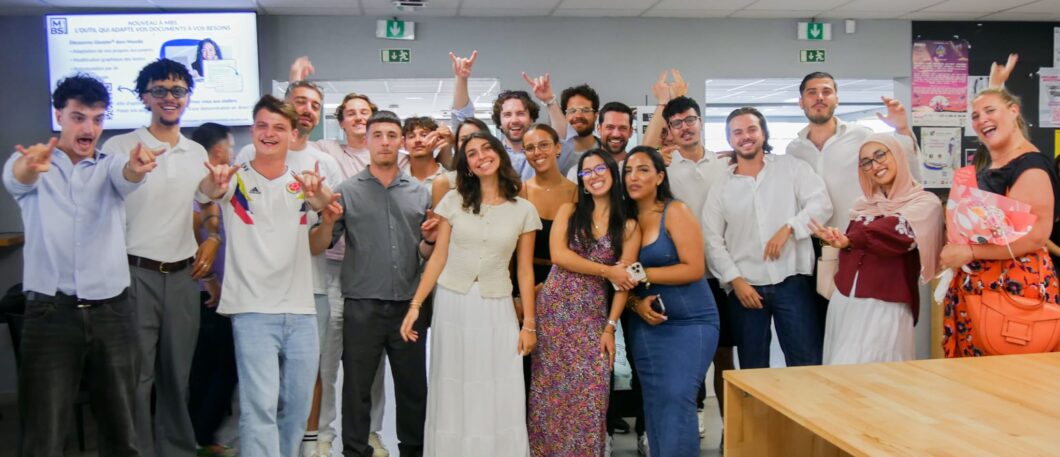 Le dernier jour de nos étudiants en PGE3 sur le campus de MBS