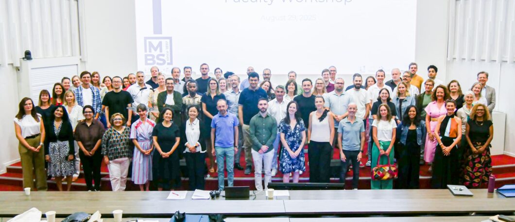 Back-to-School for Faculty at MBS School of Business